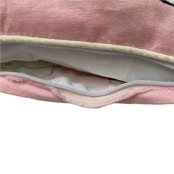 Mashi Maro Baby Pink Rectangular Pillow Preowned - Picture 6 of 7